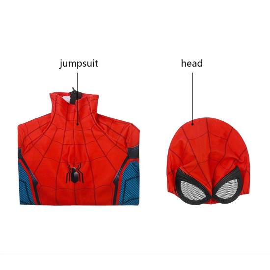 Christmas Gifts For Kids Spider-man Cosplay Costume Children Spiderman BodySuit