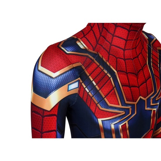 Kids Iron Spider-Man Suit Avengers SuperHero Cosplay Costumes For Children