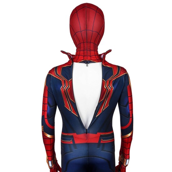 Kids Iron Spider-Man Suit Avengers SuperHero Cosplay Costumes For Children