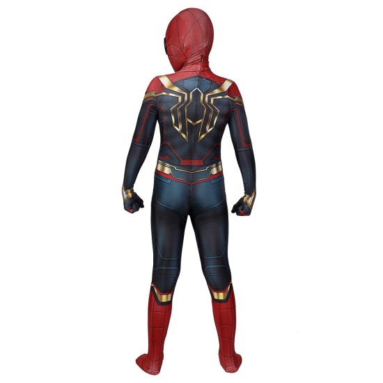 Kids Iron Spider-man 3 No Way Home Spandex BodySuit