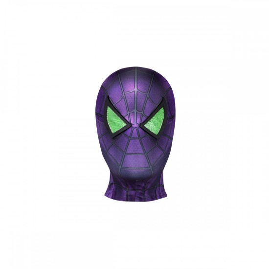 Kids Spider-Man Miles Morales Cosplay Costumes Purple Reign Halloween Suit