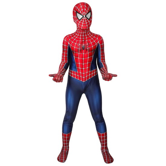 Kids Spider-man Cosplay Suit Classic Tobey Maguire Printed Edition