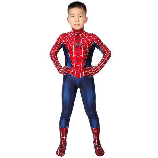 Kids Spider-man Cosplay Suit Classic Tobey Maguire Printed Edition