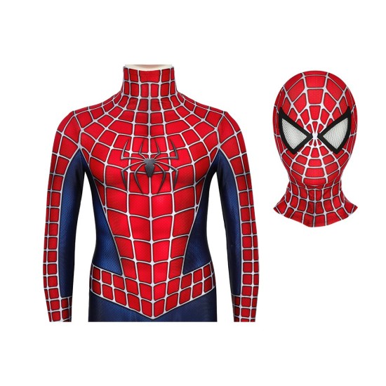 Kids Spider-man Cosplay Suit Classic Tobey Maguire Printed Edition