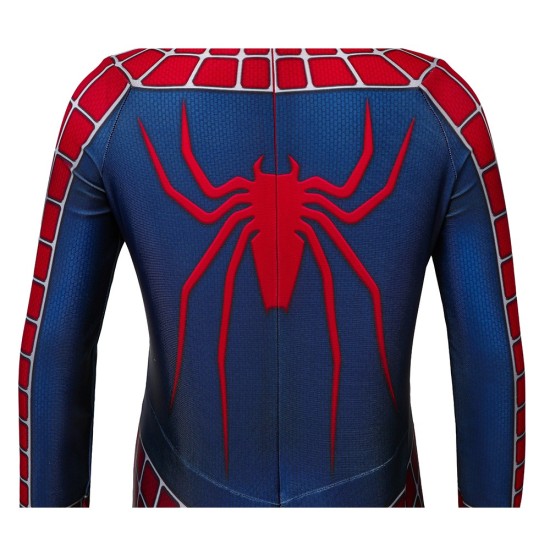 Kids Spider-man Cosplay Suit Spandex Tobey Maguire Suit Printed Edition