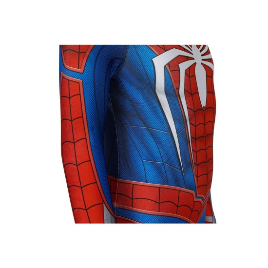 Kids Spider-man PS4 Advanced Suit Spiderman Children Cosplay Jumpsuit