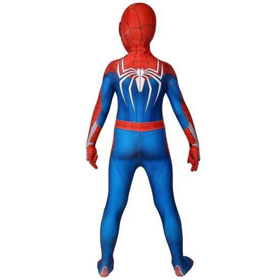 Kids Spider-man PS4 Advanced Suit Spiderman Children Cosplay Jumpsuit