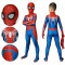 Kids Spider-man PS4 Advanced Suit Spiderman Children Cosplay Jumpsuit