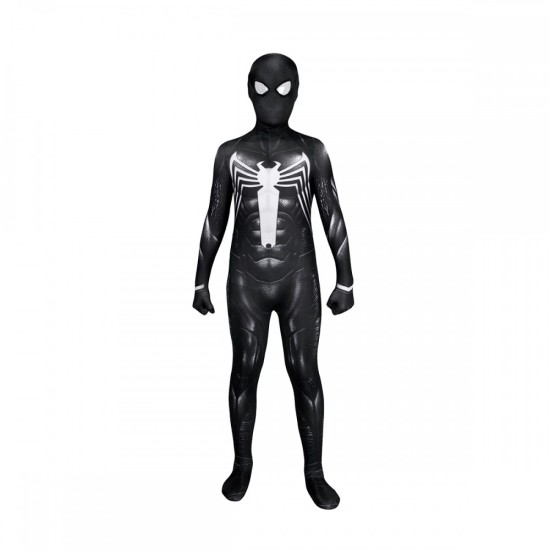 Kids Venom Cosplay Costumes Spiderman 2 Halloween Suit