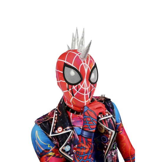 Spider-Punk Spider-man Cosplay Costumes Hobart Brown Suits