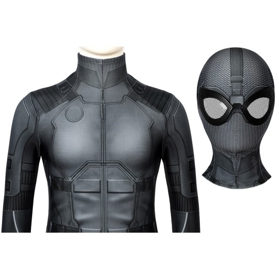 Spider-man Stealth Suit For Kids Night Monkey Children Halloween Printed Costume