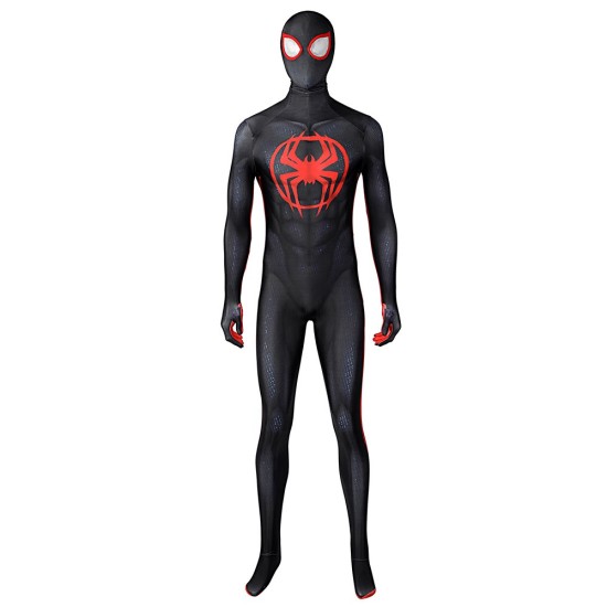 Spiderman Across The Spider-Verse Cosplay Suit Miles Morales Bodysuit