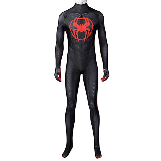 Spiderman Across The Spider-Verse Cosplay Suit Miles Morales Bodysuit